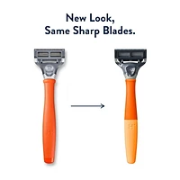 Harry's Men's Razor: 1 Ember Razor Handle + 2 Razor Blade Cartridges, 1 handle, 2 cartridges