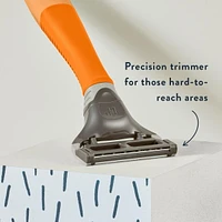Harry's Men's Razor: 1 Ember Razor Handle + 2 Razor Blade Cartridges, 1 handle, 2 cartridges