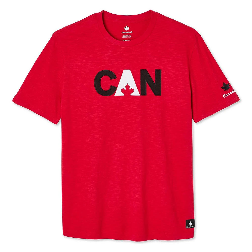 T-shirt avec imprimé graphique Canadiana collection non genrée pour adultes