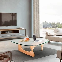 Heavenly Collection Natural Wood Appearance Coffee Table