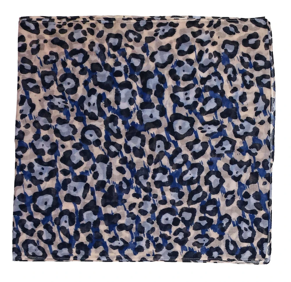 V. Fraas Ladies Polyester Animal printed Leightweight Scarf - Beige