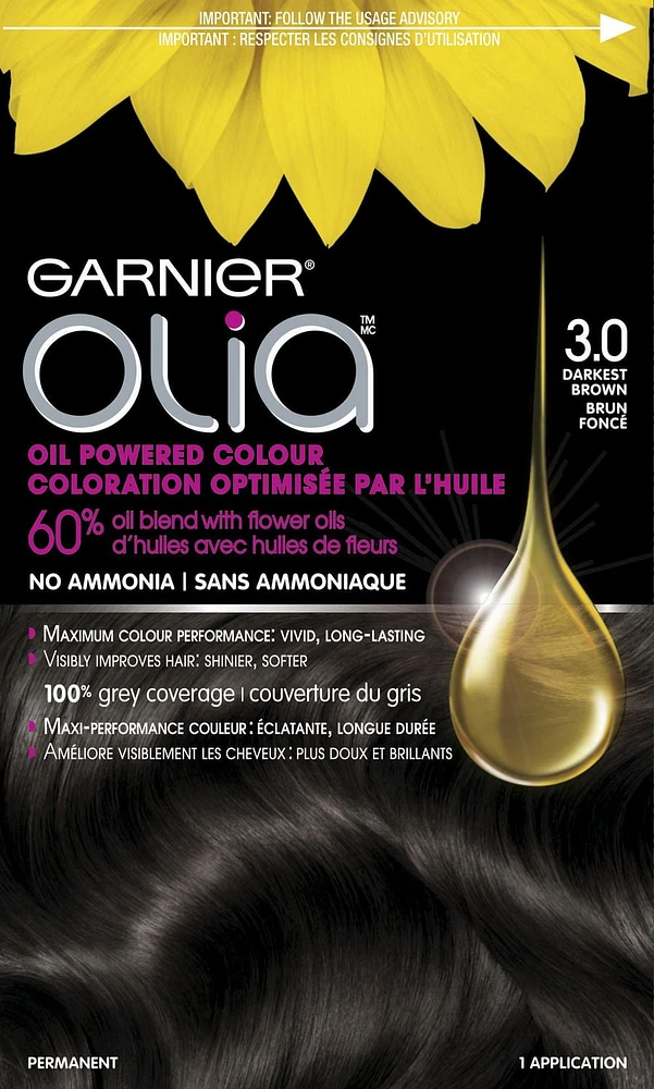 Garnier Olia No Ammonia Oil Powered Permanent Hair Colour, 1 pack