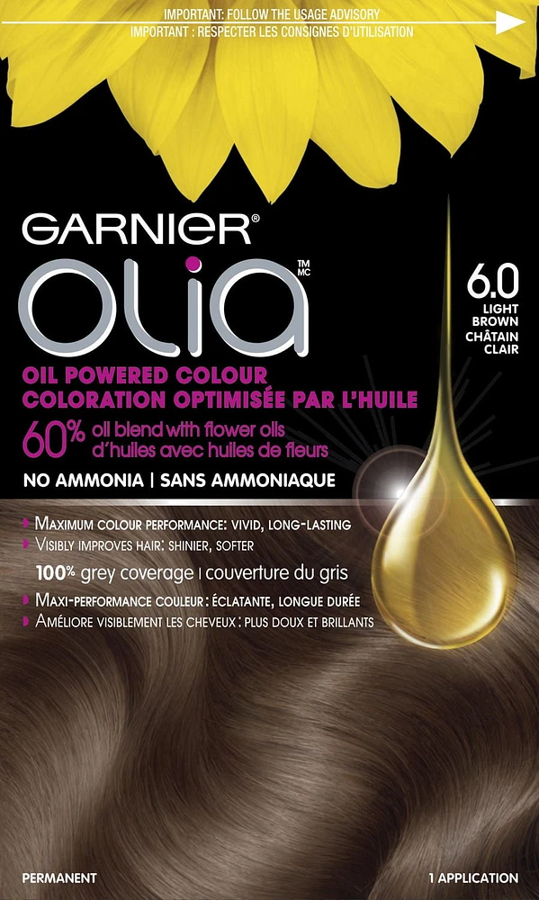 Garnier Olia No Ammonia Oil Powered Permanent Hair Colour, 1 pack