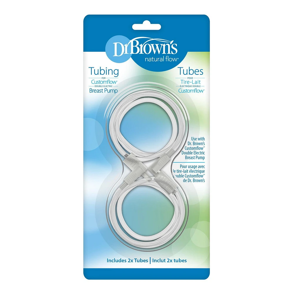 Tubes de rechange pour tire-lait électrique double Customflow de Dr. Brown's