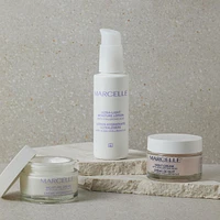 Marcelle Crème de nuit hydratante 24 h avec acide hyaluronique et niacinamide Tous types de peau, 50 mL