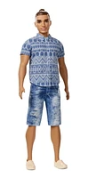 Barbie Ken Fashionistas Distressed Denim Doll - Broad