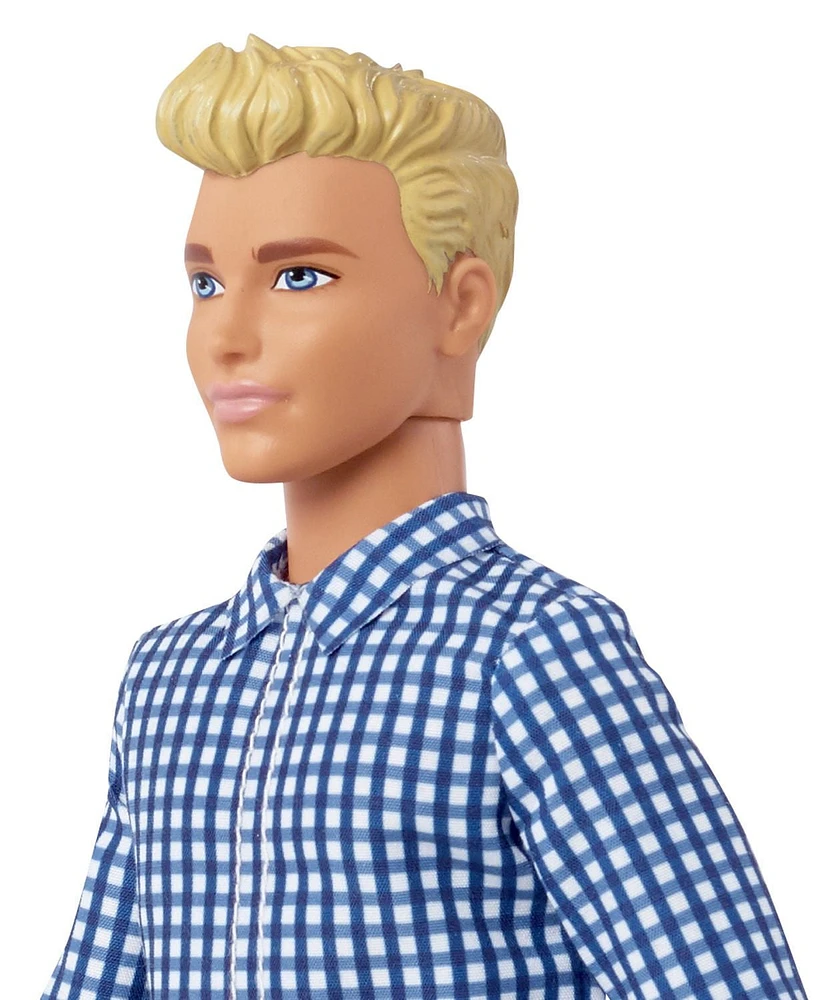 Barbie Ken Fashionistas Preppy Check Doll - Original