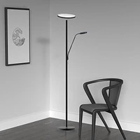 Dainolite 801LEDF-SB Satin Black Floor Lamp