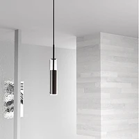 Dainolite LUN-1LEDP-BK Black Pendant