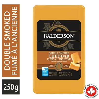 Balderson Double Smoked Cheddar Cheese, 250g