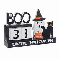 9.5inch Halloween Themed Ghost Calendar For Halloween Indoor Decorations