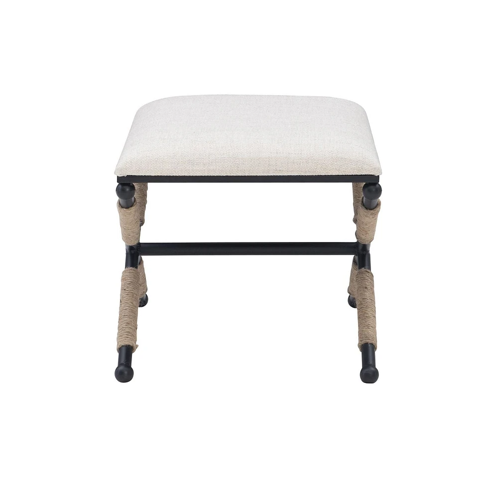 Remi Campaign Accent Stool