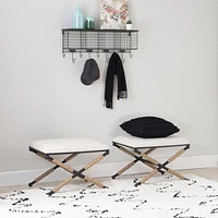 Remi Campaign Accent Stool