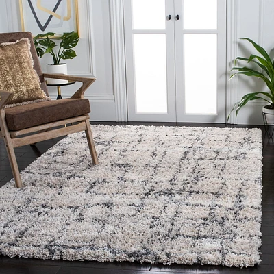 Safavieh Fontana Bayram Abstract Geometric Plush Shag Area Rug