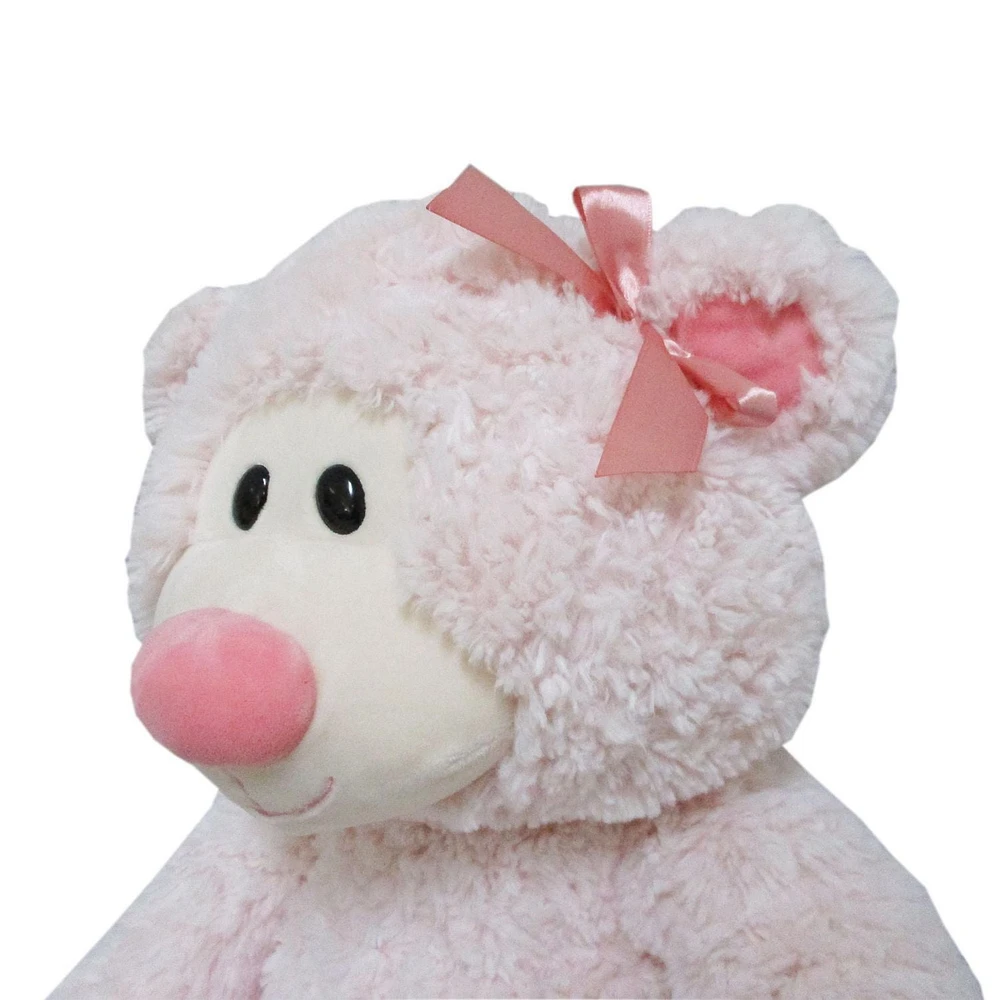 Kid Connection Pink Cuddly Teddy Bear Plush, 18" Plush Teddy, ages 3+