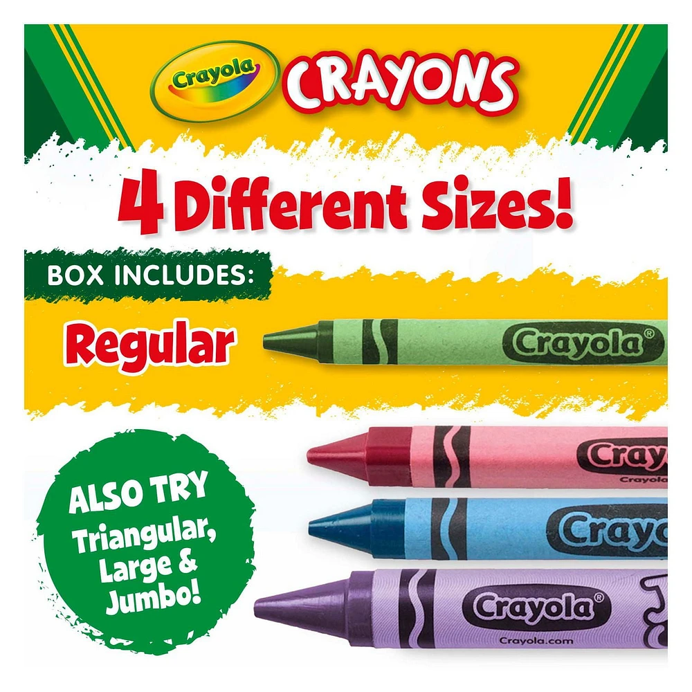 Crayola Crayons, 64 Count, 64 colourful crayons