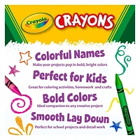 Crayola Crayons, 64 Count, 64 colourful crayons