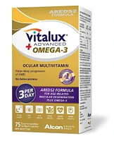 VITALUX® Advanced Plus Omega-3, Ocular Multivitamin, Macular Degeneration Supplement with AREDS 2, AMD, 75 Softgel Capsules