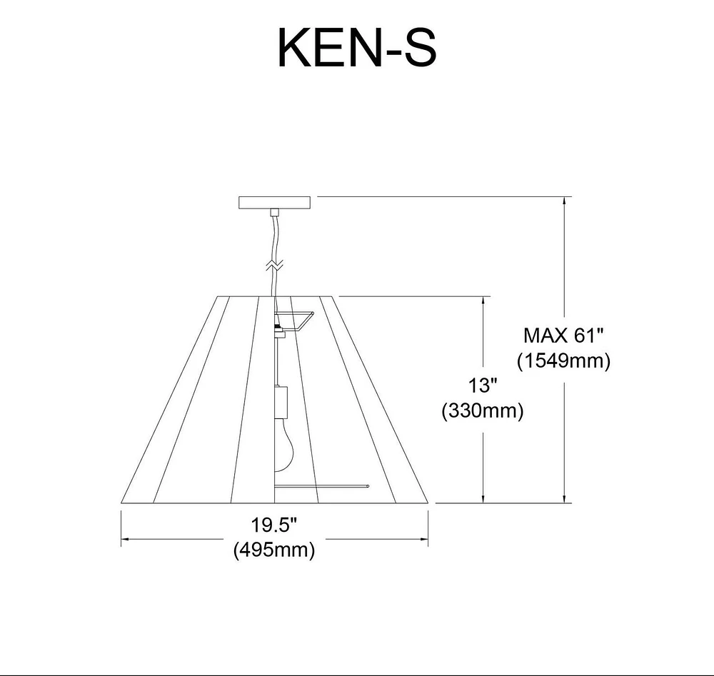 Dainolite KEN-S-790  Pendant