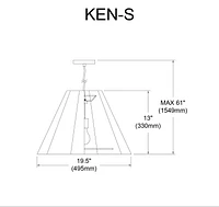 Dainolite KEN-S-790  Pendant