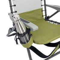 Lace up removable backpack chair