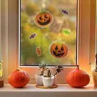 11 "X 6 " HALLOWEEN WINDOW GEL CLINGS