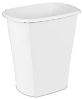 Sterilite 38 Liter Rectangular White Wastebasket, 38 Liter