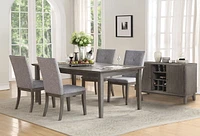 Topline Home Furnishings Grey Oak Server