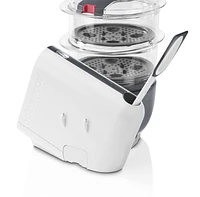 Babymoov Duo Meal Station - 5 in 1 Food Maker with Steam Cooker, Blend & Puree (grey), True cuisine for your Baby