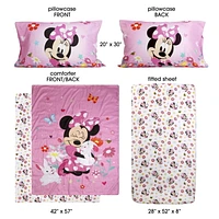 Disney Minnie Mouse 3-Piece Toddler Bedding Set