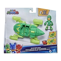 PJ Masks Gekko Deluxe Vehicle Preschool Toy, Gekko-Mobile Car with 2 Wheel Modes and Gekko Action Figure for Kids Ages 3 and Up