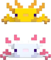 Minecraft Axolotls Gold and White Figures