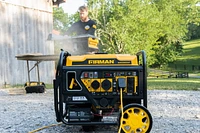 FIRMAN WH03662OF Dual Fuel Inverter Portable Generator 4500/3650W Electric Start Open Frame CO Alert