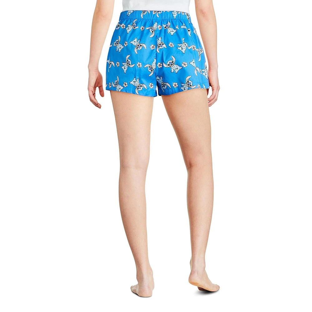 Disney Women's Stitch Sleep Boxer 2-Pack