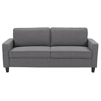 CorLiving Georgia Grey Fabric Three Seater Sofa and Chair Set