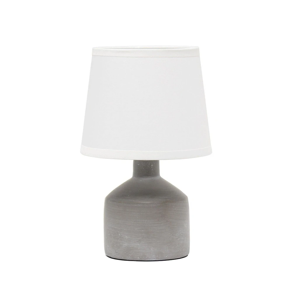 Simple Designs Mini Bocksbeutel Ceramic Table Lamp