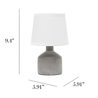 Simple Designs Mini Bocksbeutel Ceramic Table Lamp