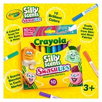 Crayola Silly Scents Smash-Ups Broad Line Markers, 10 Count, Scented Markers