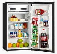 Arctic king 3.3 Cu Ft Single Door Mini Fridge, E-star, Stainless Steel Look