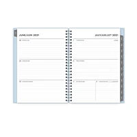 Blue Sky Contempo Medium Weekly/Monthly Planner Notes for 2021-2022