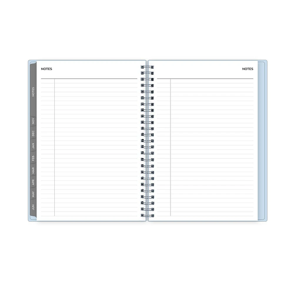 Blue Sky Contempo Medium Weekly/Monthly Planner Notes for 2021-2022