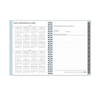 Blue Sky Contempo Medium Weekly/Monthly Planner Notes for 2021-2022