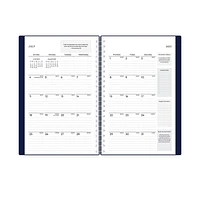 Blue Sky Varsity Navy Medium Weekly/Monthly Planner for 2021-2022