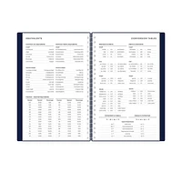 Blue Sky Varsity Navy Medium Weekly/Monthly Planner for 2021-2022