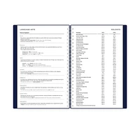 Blue Sky Varsity Navy Medium Weekly/Monthly Planner for 2021-2022