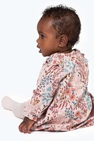 Modern Moments by Gerber - 2 piece Smocked Dress + Tights - Floral, 2 Piece