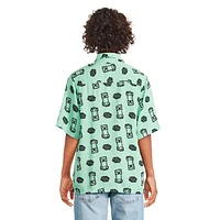 Chemise de villégiature Minecraft pour garçons Tailles TP–TG