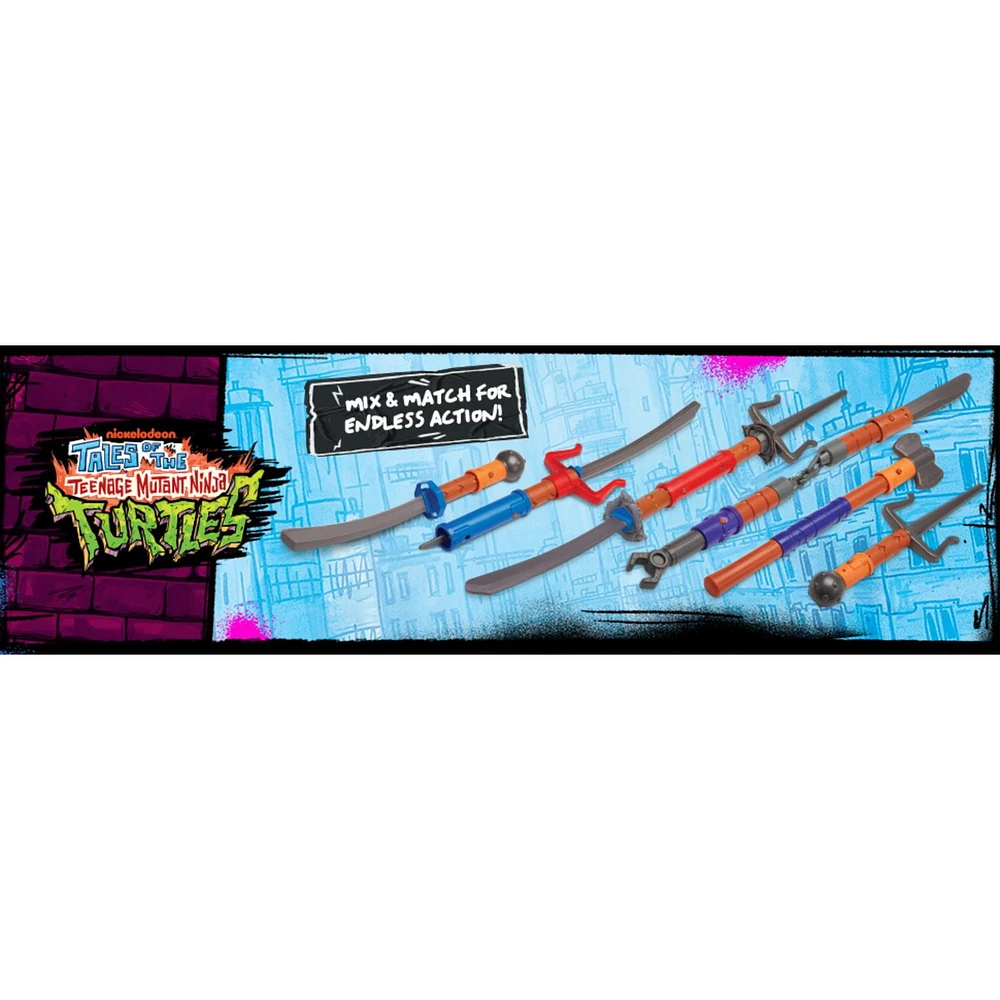 TMNT - Build N Battle Roleplay Set Michelango