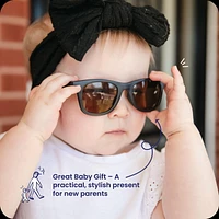 GoldBug Lunettes de soleil pour bébé pour garçons et filles, nourrissons et tout-petits, noir Lunettes de soleil Noir