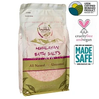 Buhbli Organics Himalayan Bath Salts - 100% Pure, Natural, and Unscented 3.3lb/1.5kg, Pure Himalayan Pink Salt